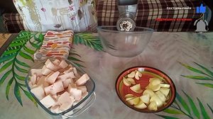 НАМАЗКА из САЛА с ЧЕСНОКОМ и ЛУКОМ! Вкуснотища!!!