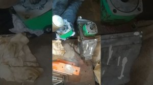 Yanmar vio15, гидромотор поворота мини экскаватора. Сборка.