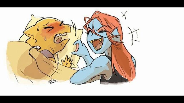Альфис призналась Андайн! Но... / Undertale приколы (Озвучка) смотреть онлайн