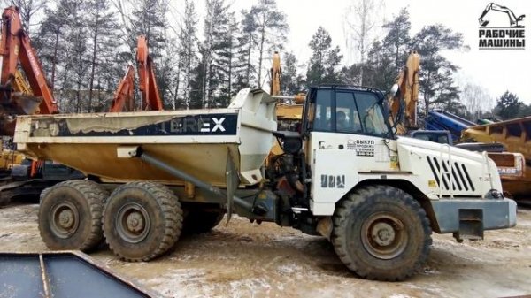 Обзор на самосвал сочлененный TEREX TA300 #спецтехника #terex