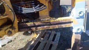 Частичная покраска экскаватора - погрузчика LIUGONG 777A