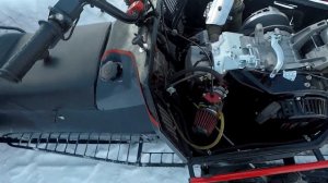 ПВК 30 на LONCIN 196 FD в самодельном снегоходе