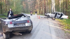 реконструкция аварии с участием "ваз 2111" и "Lada Priora"