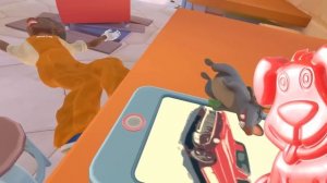 Кот Мурчик и желейный пёс Стасик катаются на машинке и