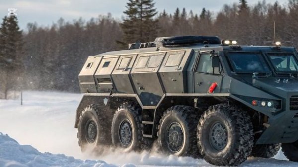 Шаман 8×8 (2025)Новый уровень проходимости и автономност?