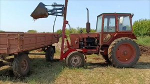 Погрузчик на трактор ЮМЗ своїми руками.