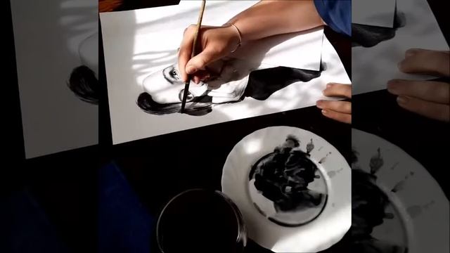🖤Drawing🖤рисование акварелью 🖤 смотреть онлайн