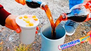 Эксперимент Кока Кола vs Ментос и Сода! Концентрированная зубная паста для слона!