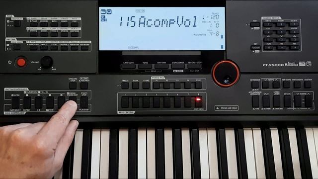 CASIO CT-X5000, CT-X3000. Клавиатура и аккомпанимент. Настройка и смотреть онлайн