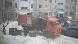 Мусоровоз МК-4552-02 на шасси КамАЗ-43253-G5 (Т 488 ХМ 22). / KAMAZ garba