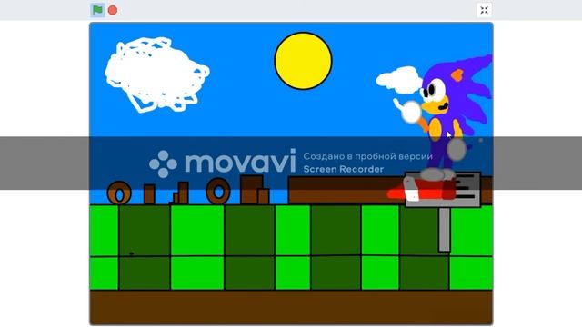 Соник фан игра в Скретч 3.18.1 смотреть онлайн