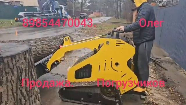 Мини-погрузчик Rippa NDI625 в работе