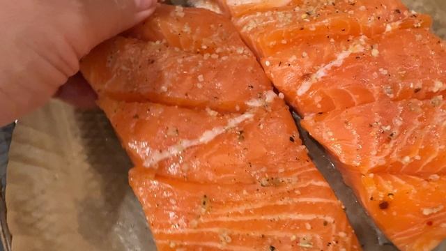 Свежий лосось на жарку