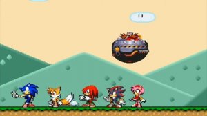 sonic против Марио