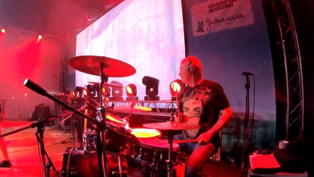 Ударные- Василий Чугаев/#барабаны#концерт#музыка#рокжив#челябинск