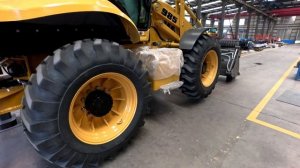 Крабовый ход экскаватора-погрузчика BRENNER 985