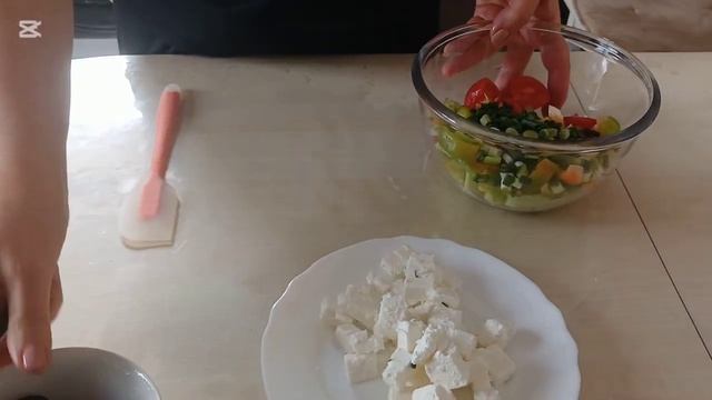 Самый простой в приговлении ГРЕЧЕСКИЙ САЛАТ, очень вк?