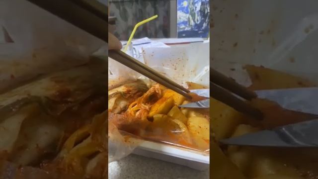 #1часть #кимчи #мукбанг #распаковка #капуста #салат #еда