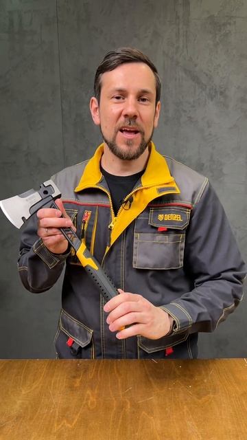 Цельнокованный топор Denzel #denzel #инструменты смотреть онлайн