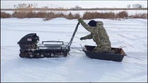 мотособака  , самоделка , обкатка , освоение управления