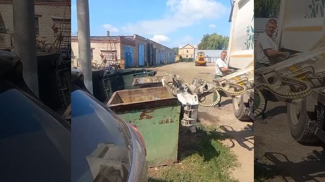 Мусоровоз МСТ-К23.02 (ТОМЕЗ МБ-12) на базе КАМАЗ 53605-32 с ГБО