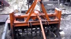Почвофреза самодельная цеповая на т 40
