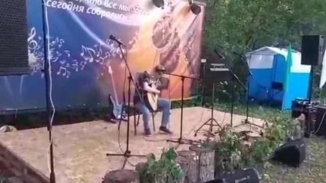 Выступили с сыном, на фестивале бардовской песни. смотреть онлайн