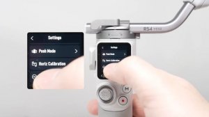 DJI RS4 MiNi ВНУТРЕННЕЕ МЕНЮ УПРАВЛЕНИЯ И НАСТРОЙКИ