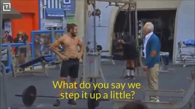 Переодетые в стариков, Пранки. Приколы. 2016. Мега жесть. смотреть онлайн