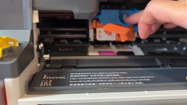 Распаковка и подключение принтера HP Smart Tank 580 #hpsmarttank