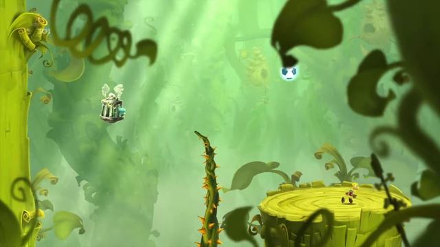 Rayman® Legends жабы и много колючек