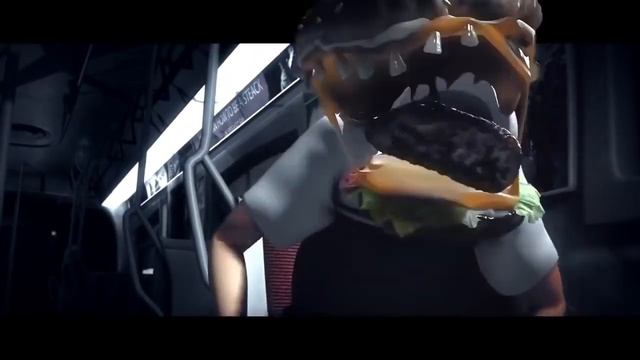 ГАМБУСТЕР (ГАМБУРГЕР-УБИЙЦА) - прикольный мультфильм ужастик смотреть онлайн