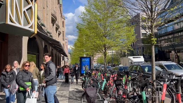 Прекрасная Солнечная прогулка, по улицам Стокгольма! ВИДЕО В 2К! смотреть онлайн
