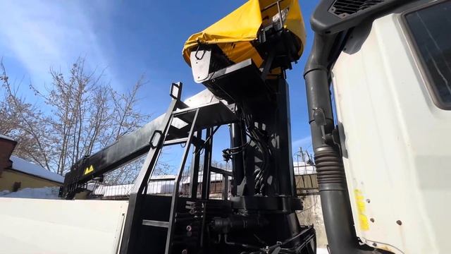 Установили КМУ ,перенесли верхний пост управления,а т?