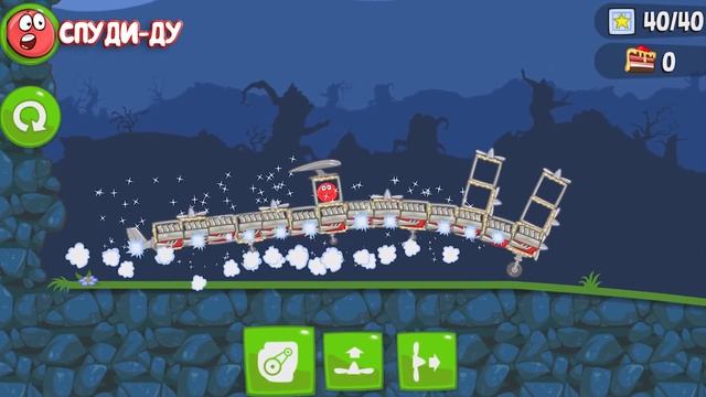 99999 КРАСНЫХ ШАРИКОВ в BAD PIGGIES - в игре Красный Шар и его Машинка Строим с Спуди - Red Ball 4 смотреть онлайн