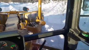 Нарезка работы грейдеров зимой