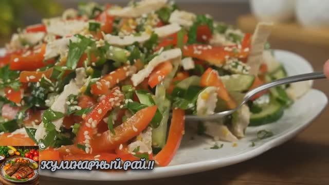 5 Вкуснющих Салатов из четырех ингредиентов! Готовятся Быстро, съедается моментально!😋! смотреть онлайн