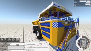 BeamNG Drive | СВИРЕПЫЙ БЕЛАЗ - 6 CЕКУНД ДО СТА!!! 500 КМ/Ч НА БЕЛА