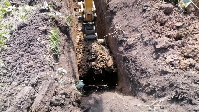 Мини экскаватор в работе Rippa R319