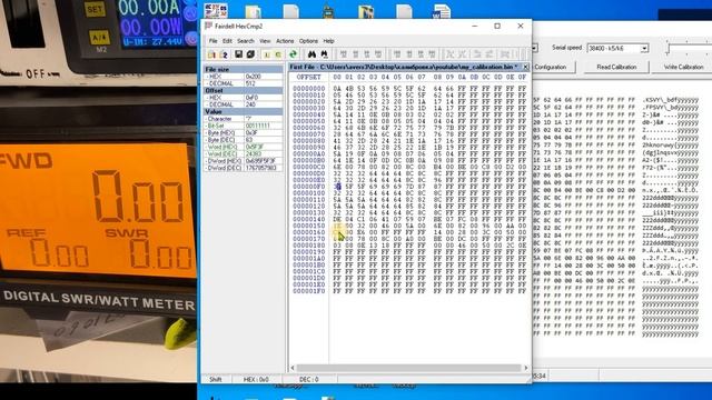 Quansheng, калибровка мощности вручную.