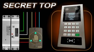 Домофон SECRET TOP T4 API, Схемы подключения