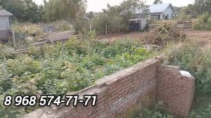 планировка участка с помощью JCB трактора