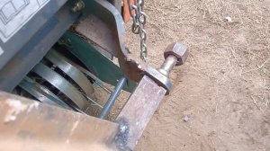 Переделка прицепного на прессе 0850.