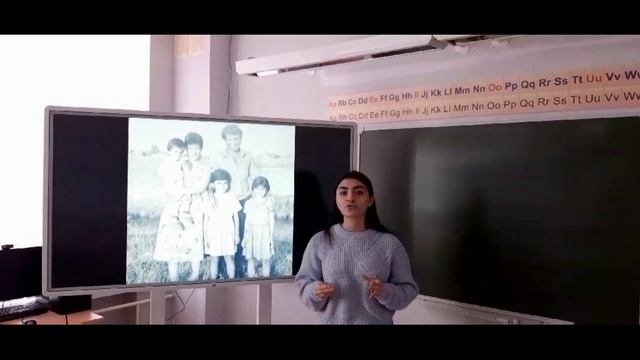 Ароян Марина, прочтение стихотворения на английском языке