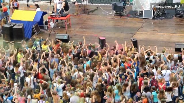 День города Кинешма 2016: фестиваль красок ХОЛЛИ смотреть онлайн
