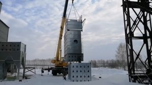 Зерносушилка шахтная RIR-20. Поэтапный процесс сборки и ?