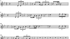 Есть только миг  Саксофон Альт  Ноты  Минус