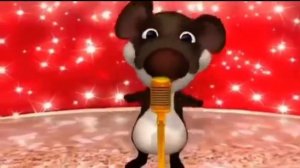 Крыса поет и танцует под песню „ А где прошла ты,там упала звезда"