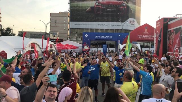 БРАЗИЛЬЦЫ В РОСТОВЕ, BRAZILIANS IN ROSTOV ON DON,FIFA FAN FEST,FIFA WORLD CUP 2018 смотреть онлайн