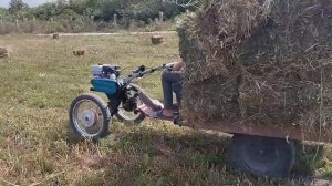 Мотоблок - Муравей, адаптер под сено, сеновоз! Мотоблок